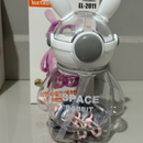 🐰 Garrafa de Água Coelho com Canudo – 680ml