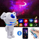 Astronauta Luminária Projetor com Som Bluetooth e Controle